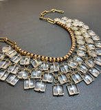 Vintage 1940 Lucite Bib Necklace