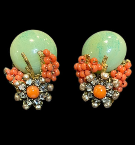 Vintage Miriam Haskell Earrings