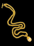 Vintage Pearl Pendant Necklace