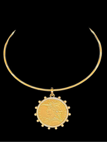Reproduction French Madagascar Medal Coin