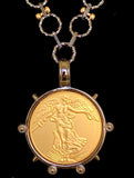 Gold Reproduction French Commemorative Medal Coin