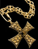 Vintage Albert Weiss Maltese Cross Brooch