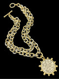 Labielle French Bee Coin Pendant