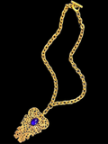Vintage Victorian Belt Buckle Sash