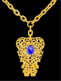 Vintage Victorian Belt Buckle Sash