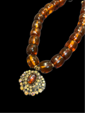Vintage 1950 Amber Brooch