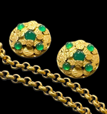 Vintage 1950 Kramer Brooch and Matching Earrings