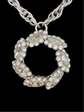 Vintage 1950 Circular Rhinestone Brooch